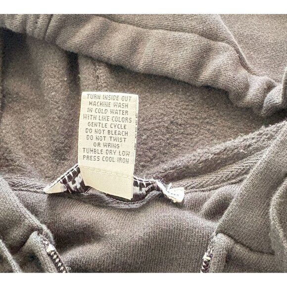 Holland America Line Black Sweatshirt Hoodie Size M Zip-Up Embroidered Logo - Picture 9 of 11